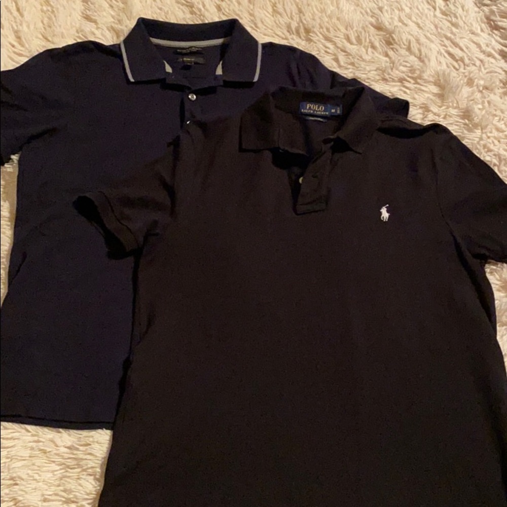 2 Men’s Knit Polo Shirts
